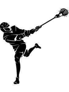 Lacrosse Stencil 6