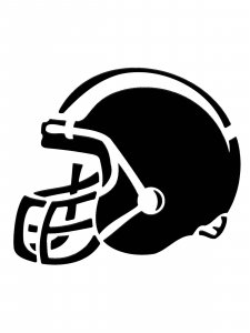 NFL American Football Stencil 2