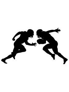 NFL American Football Stencil 7