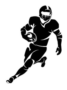NFL American Football Stencil 8