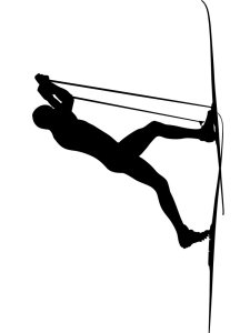 Skiing Stencil 10