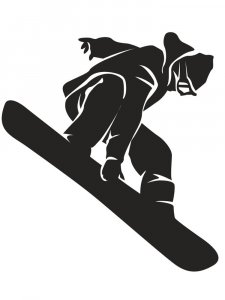 Snowboard Stencil 11