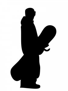 Snowboard Stencil 12
