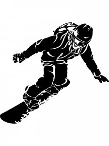 Snowboard Stencil 15