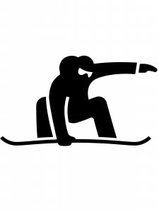 Snowboard Stencil 19