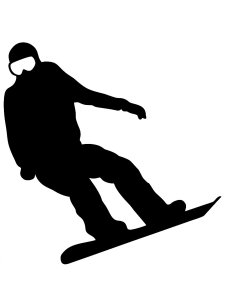 Snowboard Stencil 22