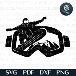 Snowboard Stencil 26