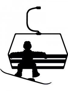 Snowboard Stencil 28