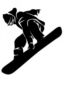 Snowboard Stencil 30