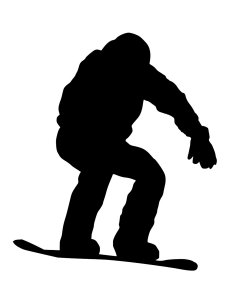 Snowboard Stencil 5