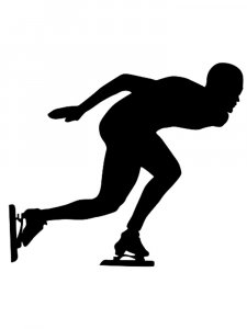 Speed Skate Stencil 12