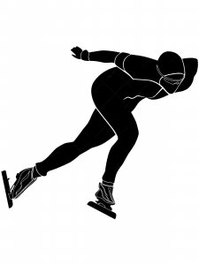 Speed Skate Stencil 23