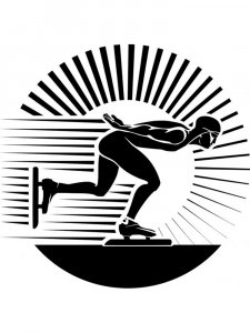 Speed Skate Stencil 6