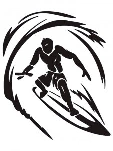 Surfing Stencils 50