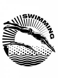 Swimming Stencil 12