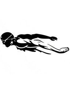 Swimming Stencil 14