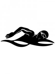Swimming Stencil 15