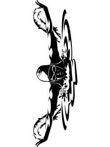 Swimming Stencil 19