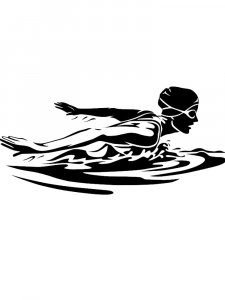 Swimming Stencil 3