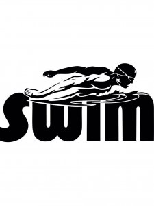 Swimming Stencil 4