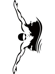 Swimming Stencil 6