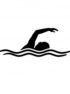Swimming Stencil 9