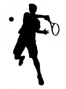 Tennis Stencils 12