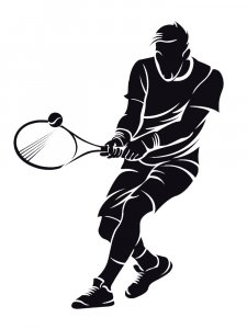 Tennis Stencils 19