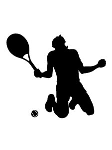 Tennis Stencils 22