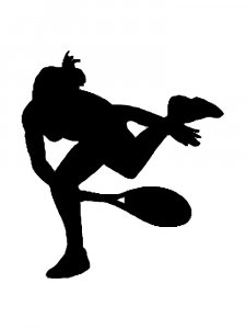Tennis Stencils 24