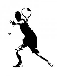 Tennis Stencils 26