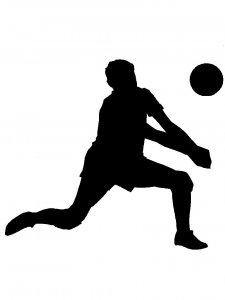 Volleyball Stencils 13