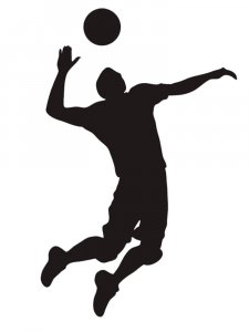 Volleyball Stencils 15