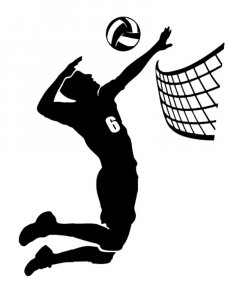 Volleyball Stencils 18