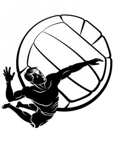 Volleyball Stencils 20