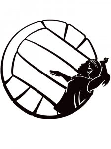 Volleyball Stencils 6
