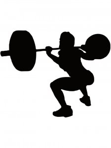 Weightlifting Stencil 11