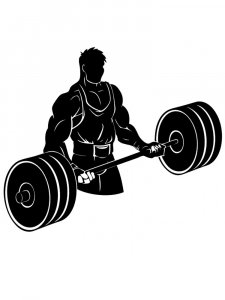 Weightlifting Stencil 13