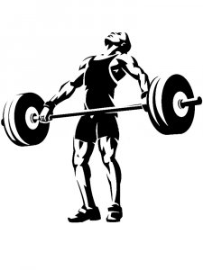 Weightlifting Stencil 17
