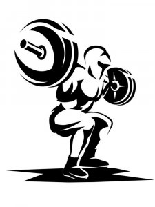Weightlifting Stencil 2