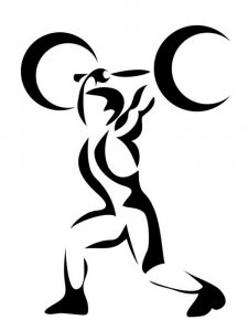 Weightlifting Stencil 4