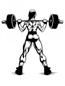 Weightlifting Stencil 9