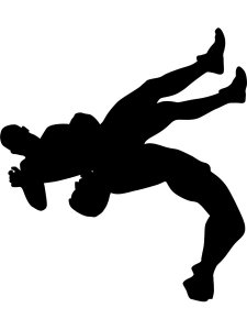 Wrestling Stencil 1