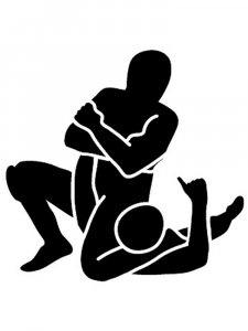 Wrestling Stencil 4
