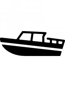 Boat Stencil 10