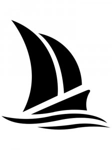 Boat Stencil 12
