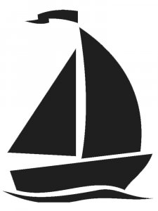 Boat Stencil 14