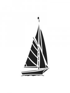 Boat Stencil 2