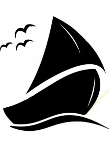Boat Stencil 8