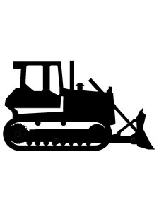 Bulldozer Stencils 10
